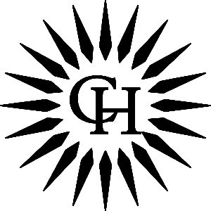 CH Logo with a sunburst graphic