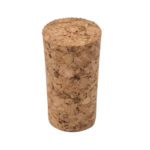 Agglomerated cork for wine bottle enclosure