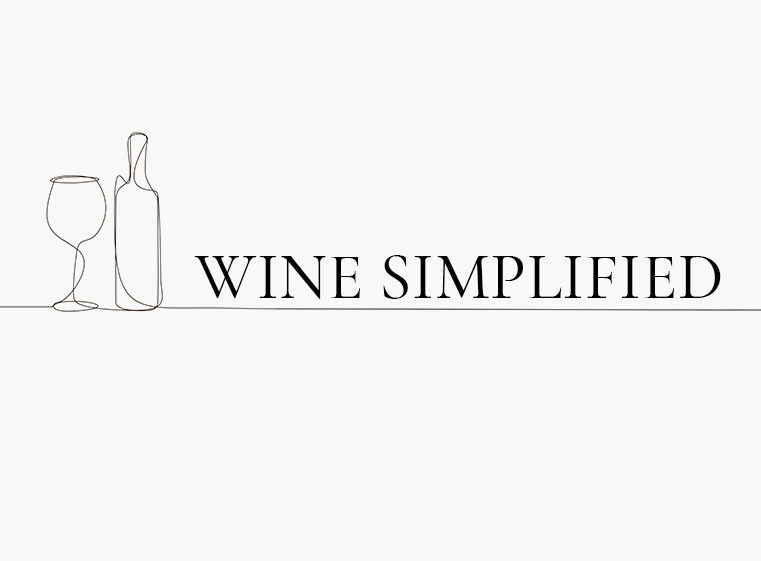 Cameron Hughes Wine's Wine Simplified Logo with hand-drawn wine bottle and glass