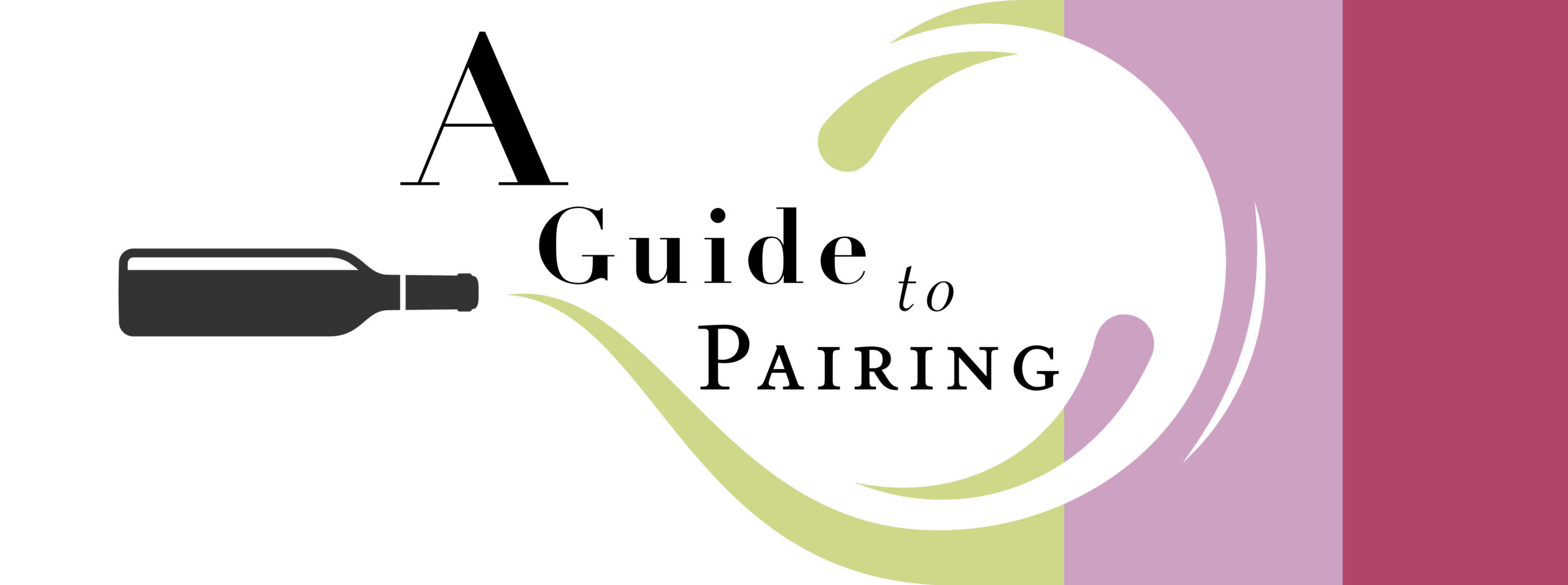 A Guide to Pairing graphic in multiple colors with a wine bottle