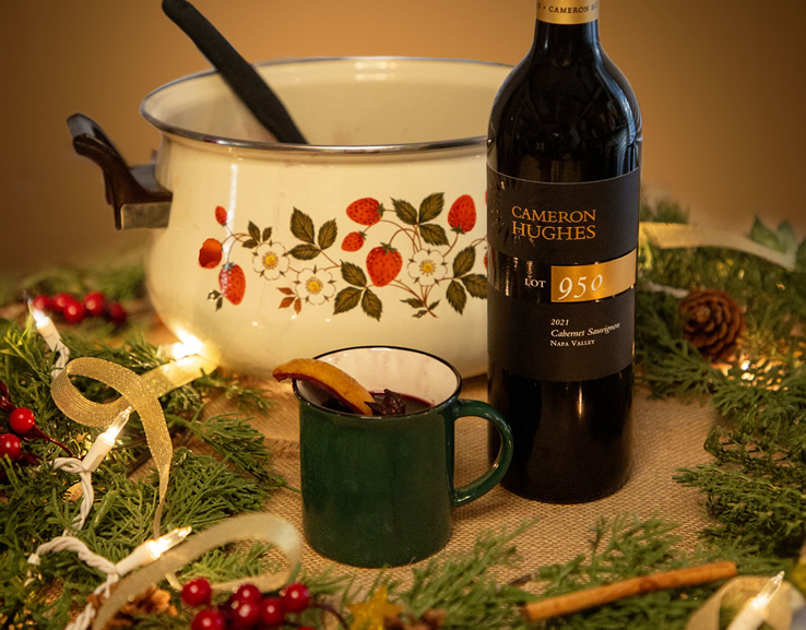 Mulled wine made with Cameron Hughes Wine Lot 950 Napa Valley Cabernet Sauvignon